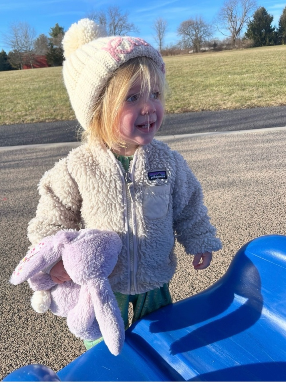 Patagonia Kids Cream Sherpa Jacket - Picture 3 of 7